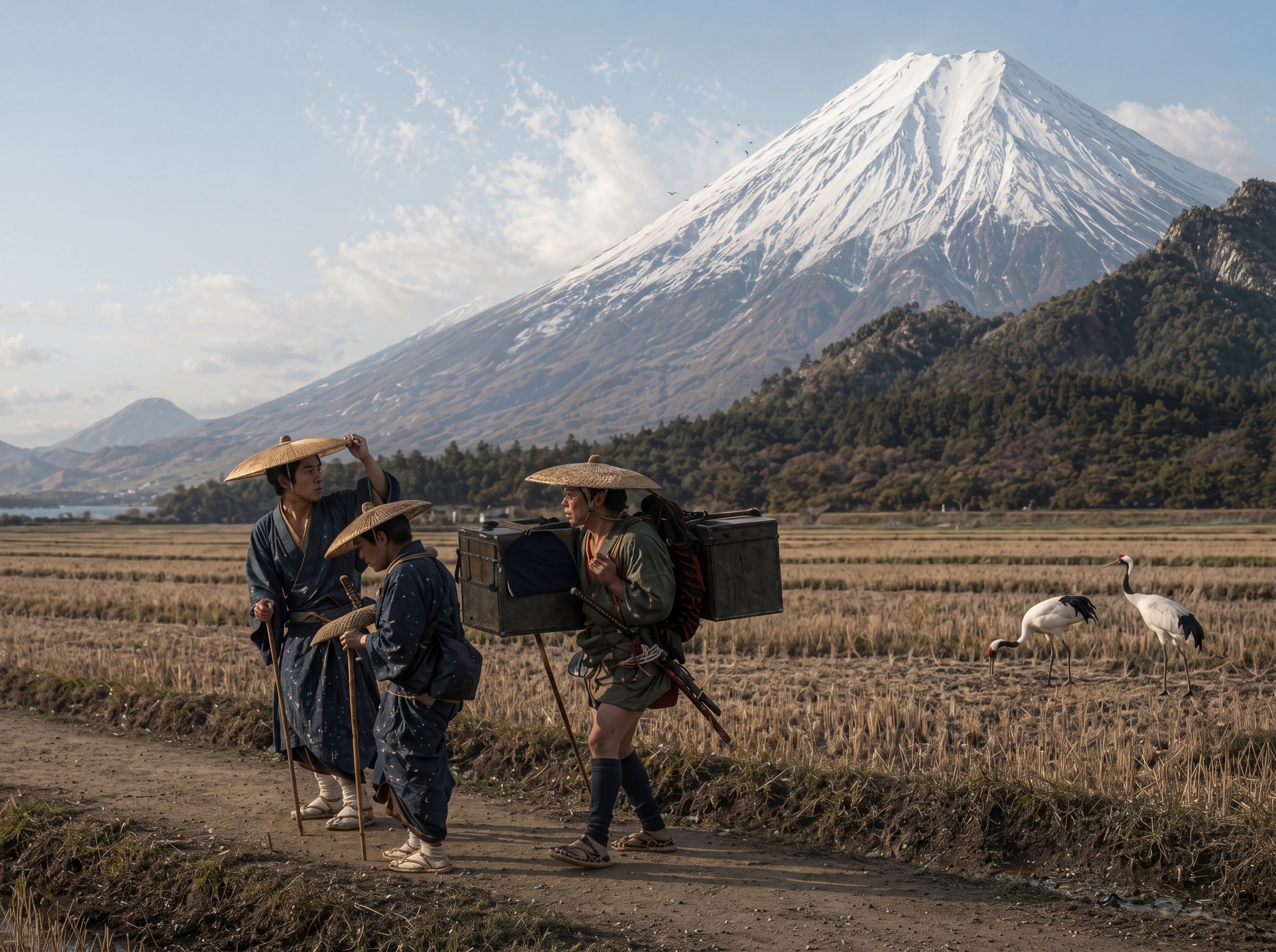如果浮世繪不是版畫而是真實的世界。GPT-Image-2 × 東海道五十三次